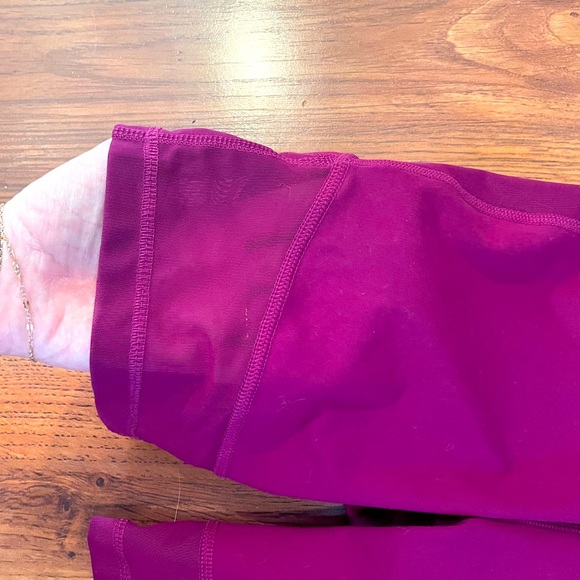 Size small All In Motion purple bike shorts with mesh panels. - Picture 2 of 4